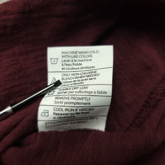 Vince Mens XXL Shirt Henley‎ Red Short Sleeve Casual Cotton 2XL - Issues - Picture 6 of 14